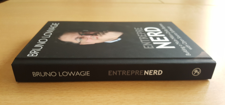 Proof copy hardcover Entreprenerd (spine)