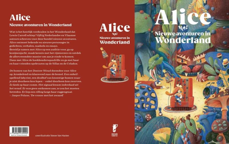 Cover 'Alice: Nieuwe avonturen in Wonderland' (Poespa Producties)