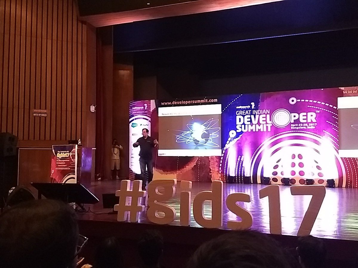 Bruno as keynote speaker GIDS 2017