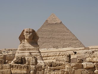 Sphinx and Pyramid of Khafre
