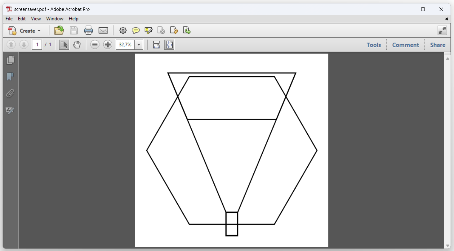 Geometrical shapes in PDF